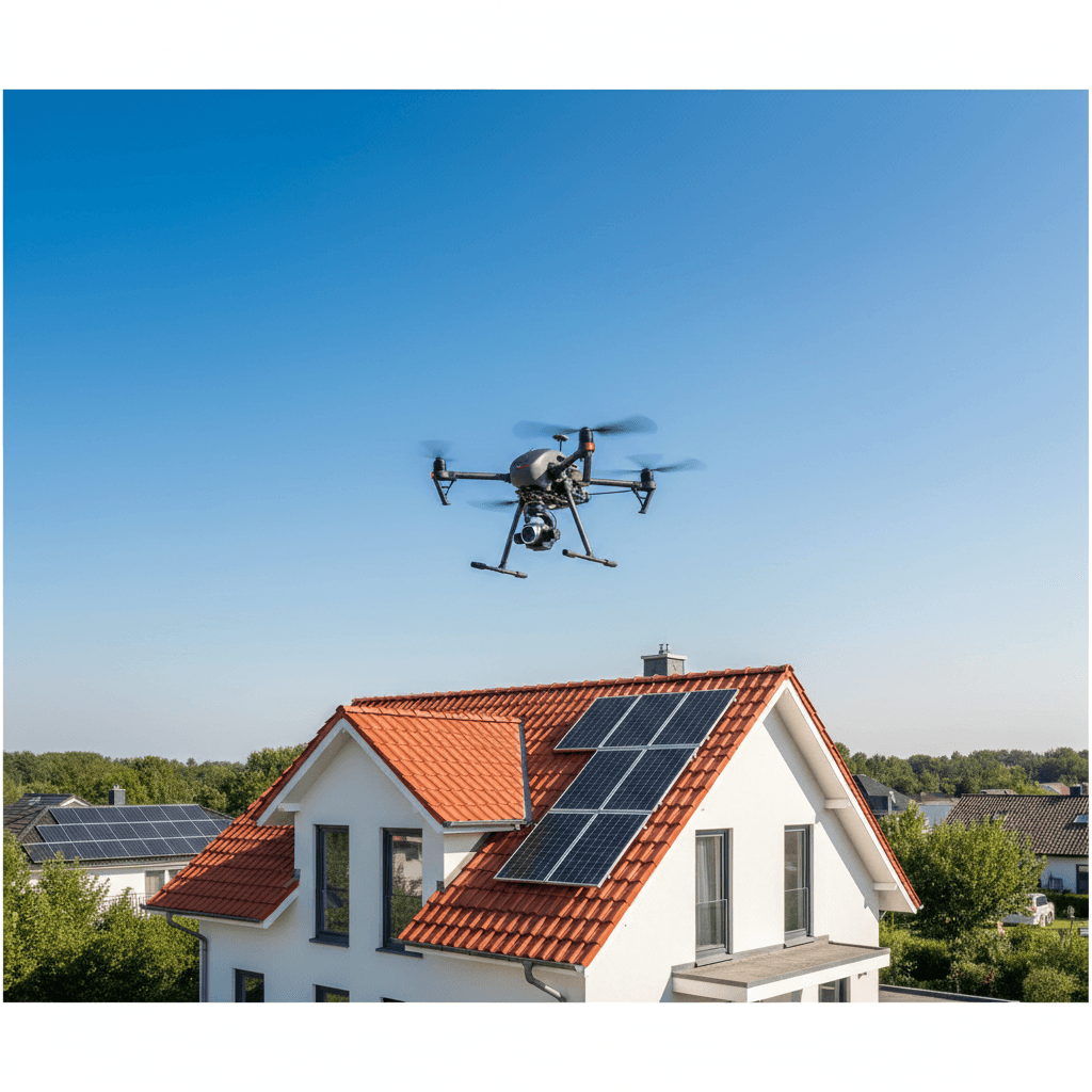 Drone inspection in action