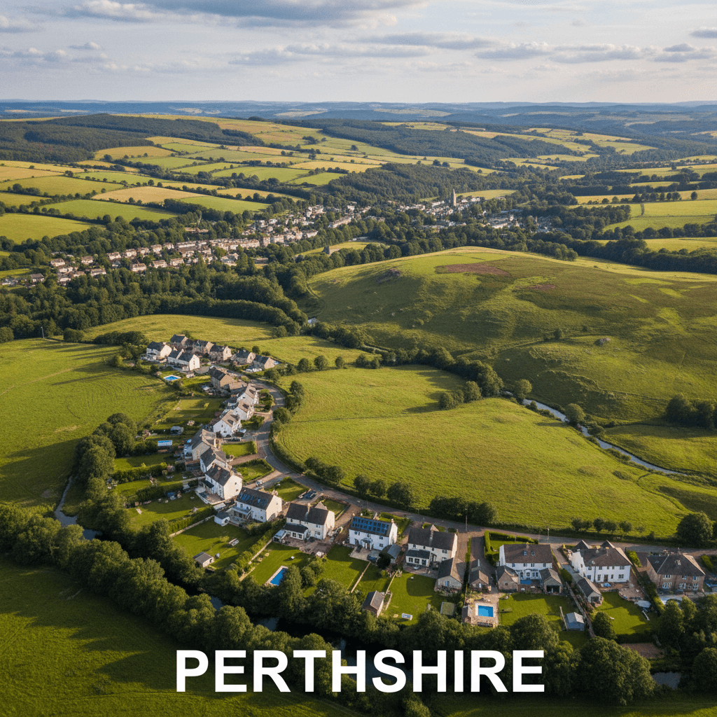 Perthshire aerial coverage area