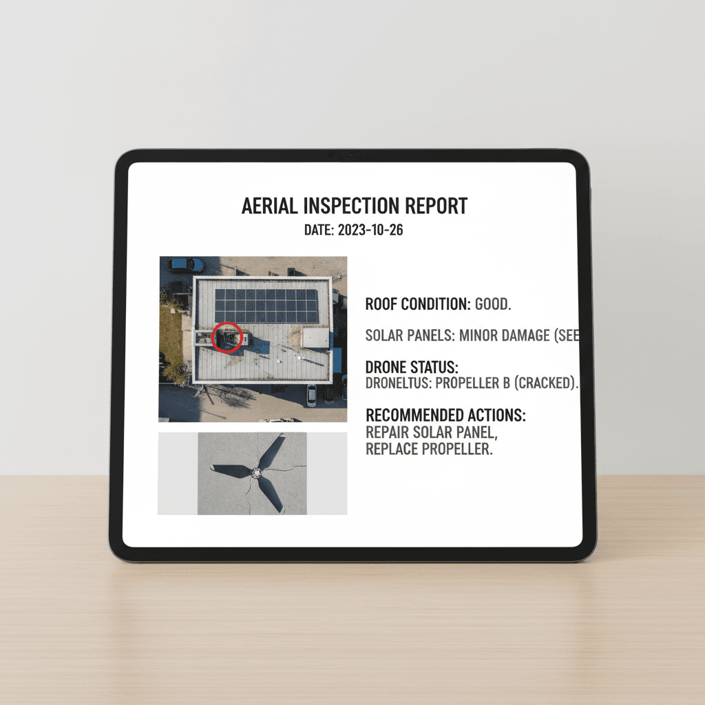 Inspection report delivery